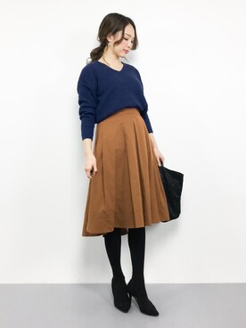 momokoさん（レディース・165cm）の冬コーディネート