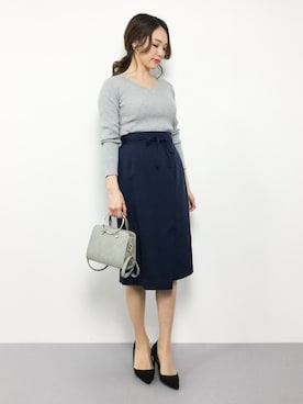 「classicalelf（クラシカルエルフ）のアイテム（バッグ）」を使った、momokoさん（レディース・165cm）の冬コーディネート