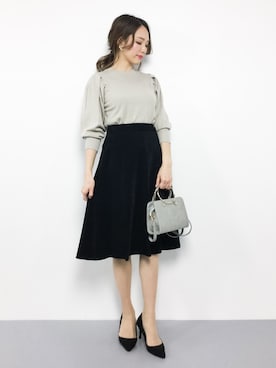 「classicalelf（クラシカルエルフ）のアイテム（バッグ）」を使った、momokoさん（レディース・165cm）の冬コーディネート
