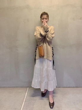 「DAISY（デイジー）のアイテム」を使った、橘 ひろなさん（レディース・169cm）の秋コーディネート