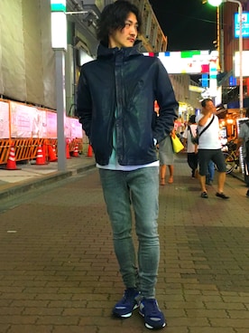 「SCOTCH & SODA（スコッチ アンド ソーダ）のアイテム（パンツ）」を使った、Akinori Iwataさん（メンズ・167cm）の夏コーディネート