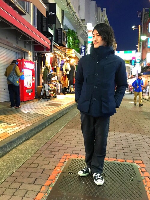 Akinori Iwata Quarter Woolrichのダウンジャケット コートを使ったコーディネート Wear