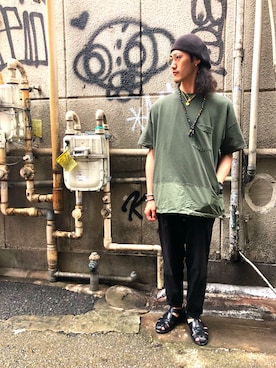 Akinori Iwataさん(メンズ・168cm)の夏コーディネート