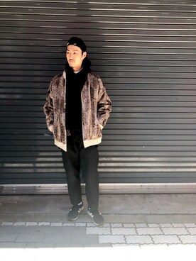 「Needles（ニードルス）のアイテム（ジャケット/アウター）」を使った、Akinori Iwataさん（メンズ・167cm）の秋コーディネート