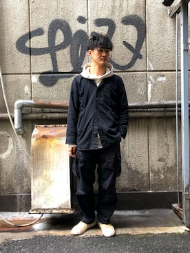 Akinori Iwataさん（メンズ・167cm）の春コーディネート