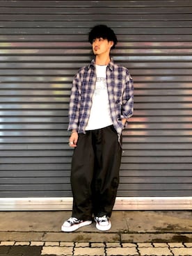 Akinori Iwataさん（メンズ・167cm）の夏コーディネート