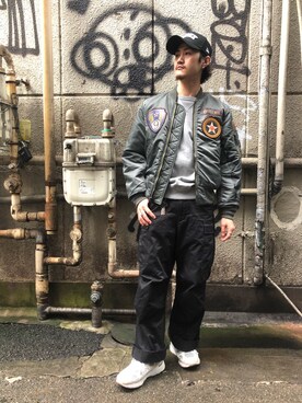 Akinori Iwataさん(メンズ・167cm)の冬コーディネート