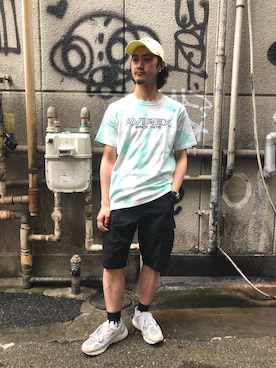 Akinori Iwataさん（メンズ・167cm）の夏コーディネート