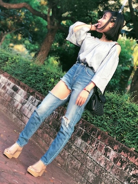 Nanaさん（レディース・155cm）の夏コーディネート