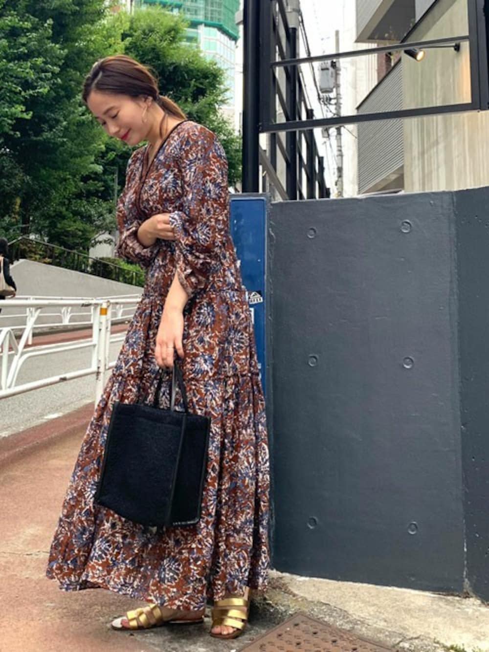 neQuittezpasヌキテパアダムエロペ エスニックプリントロングワンピース NE QUITTEZ PAS!（ヌキテパ）の「NE QUITTEZ PAS/別注 COTTON ETHNIC