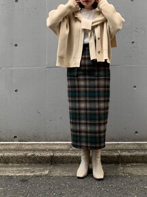 MIHO NOJIRI × nano・universe】PENDLETON/別注ダブルクロスチェック