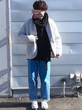 「CONVERSE（コンバース）のCONVERSE コンバース ジャック パーセル / JACK PURCEL（スニーカー）」を使った、kazuyaさん（メンズ・175cm）の冬コーディネート