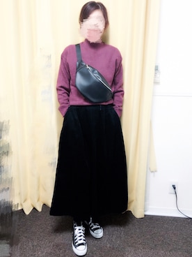 「ユニクロニット」｜eruさん（レディース・163cm）の秋コーディネート