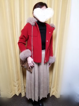 「31 Sons de mode（トランテアン　ソン　ドゥ　モード）のアイテム（その他アウター）」を使った、eruさん（レディース・163cm）の冬コーディネート