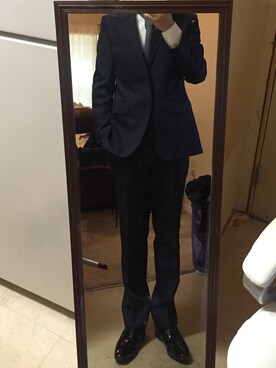 「HUGO BOSS（ヒューゴボス）のアイテム（スーツジャケット）」を使った、Graciverさん（メンズ・173cm）の夏コーディネート