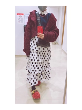 「MOUSSY（マウジー）のアイテム（テーラードジャケット）」を使った、美紅さん（レディース・150cm）の秋コーディネート