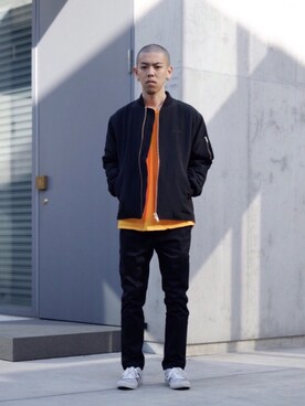 中山 麗士さん（メンズ・178cm）の春コーディネート