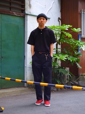 中山 麗士さん（メンズ・178cm）の夏コーディネート