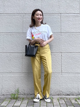 earのとみつかさん(レディース・158cm)の春コーディネート