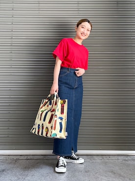 earのとみつかさん（レディース・158cm）の春コーディネート