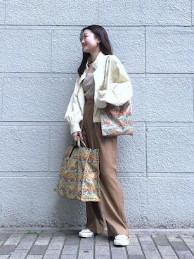 earのとみつかさん(レディース・158cm)の春コーディネート