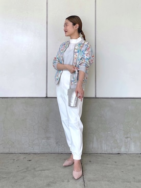 earのとみつかさん（レディース・158cm）の夏コーディネート