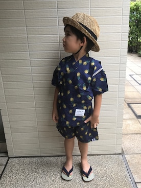 momoさん（キッズ・100cm）の夏コーディネート