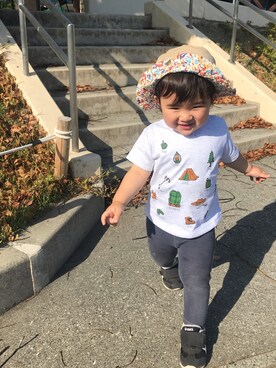 momoさん（キッズ・80cm）の春コーディネート