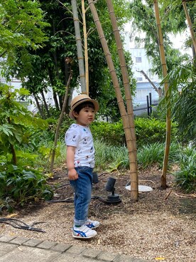 「Paul Smith（ポールスミス）のアイテム」を使った、momoさん（キッズ・90cm）の春コーディネート