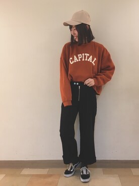 「BYFAR（バイファー）のアイテム」を使った、kannaさん（レディース・165cm）の冬コーディネート