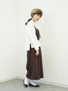 kannaさん（レディース・165cm）の冬コーディネート