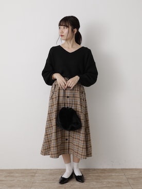 kannaさん（レディース・165cm）の冬コーディネート