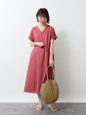 「サークルバッグ」｜kannaさん（レディース・165cm）の夏コーディネート