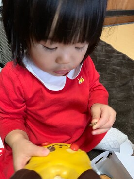 「INSECT COLLECTION（インセクトコレクション）のアイテム」を使った、Yuki .nanasさん（キッズ・80cm）の冬コーディネート