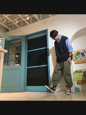 RENさん（メンズ・177cm）の秋コーディネート