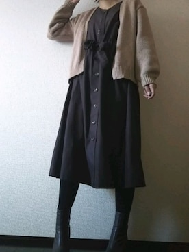 memeppさん（レディース・170cm）の冬コーディネート