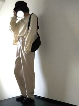 「アンポケット」｜「アイテム（アクセサリー）」を使った、memeppさん（レディース・170cm）の春コーディネート