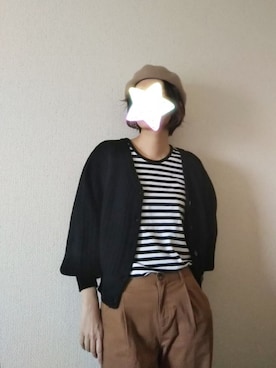 「a.g.plus（エージープラス）のアイテム（トップス）」を使った、memeppさん（レディース・170cm）の冬コーディネート