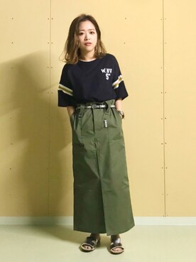 「CHEVRE（シェーブル）のアイテム」を使った、SHIORIさん（レディース・150cm）の春コーディネート