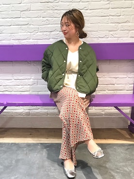 「ワッフル」｜SHIORIさん（レディース・150cm）の冬コーディネート