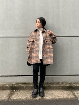 SHIORIさん（レディース・150cm）の冬コーディネート