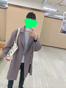 「semantic design（セマンティックデザイン）のアイテム（ジャケット/アウター）」を使った、やきそばさん（メンズ・178cm）の春コーディネート