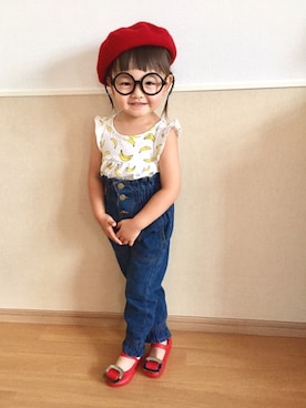 ひー☺︎♡さん（キッズ・90cm）の夏コーディネート