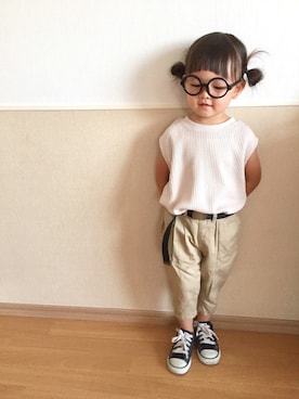 ひー☺︎♡さん（キッズ・100cm）の秋コーディネート