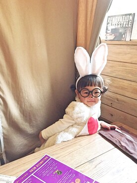 「ふしぎの国のアリス」｜ひー☺︎♡さん（キッズ・100cm）の秋コーディネート