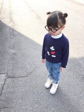 ひー☺︎♡さん（キッズ・100cm）の冬コーディネート