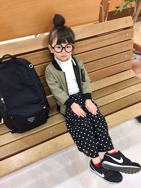ひー☺︎♡さん（キッズ・100cm）の春コーディネート
