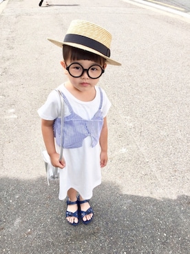 ひー☺︎♡さん（キッズ・100cm）の春コーディネート