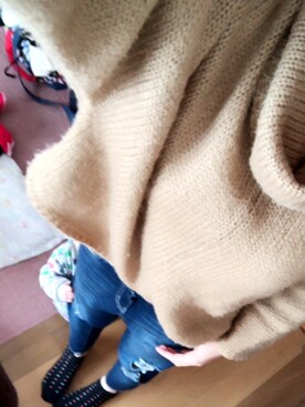 「WORKS（ワークス）のアイテム」を使った、Kana.Sさん（キッズ・70cm）の冬コーディネート