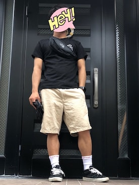 「DIESEL（ディーゼル）のアイテム（財布/小物）」を使った、たいがさん（メンズ・167cm）の夏コーディネート